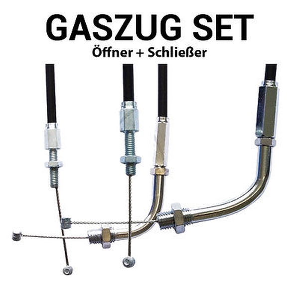 Gaszug Set Öffner + Schließer für Kawasaki Z 750 B Twin