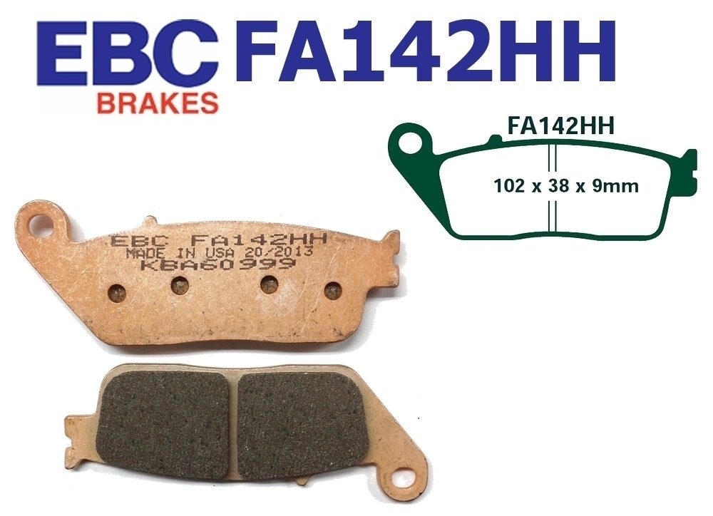 EBC Set Bremse vorne für Suzuki GSF 600 Bandit 1995-99 Sintermetall Scheiben Beläge