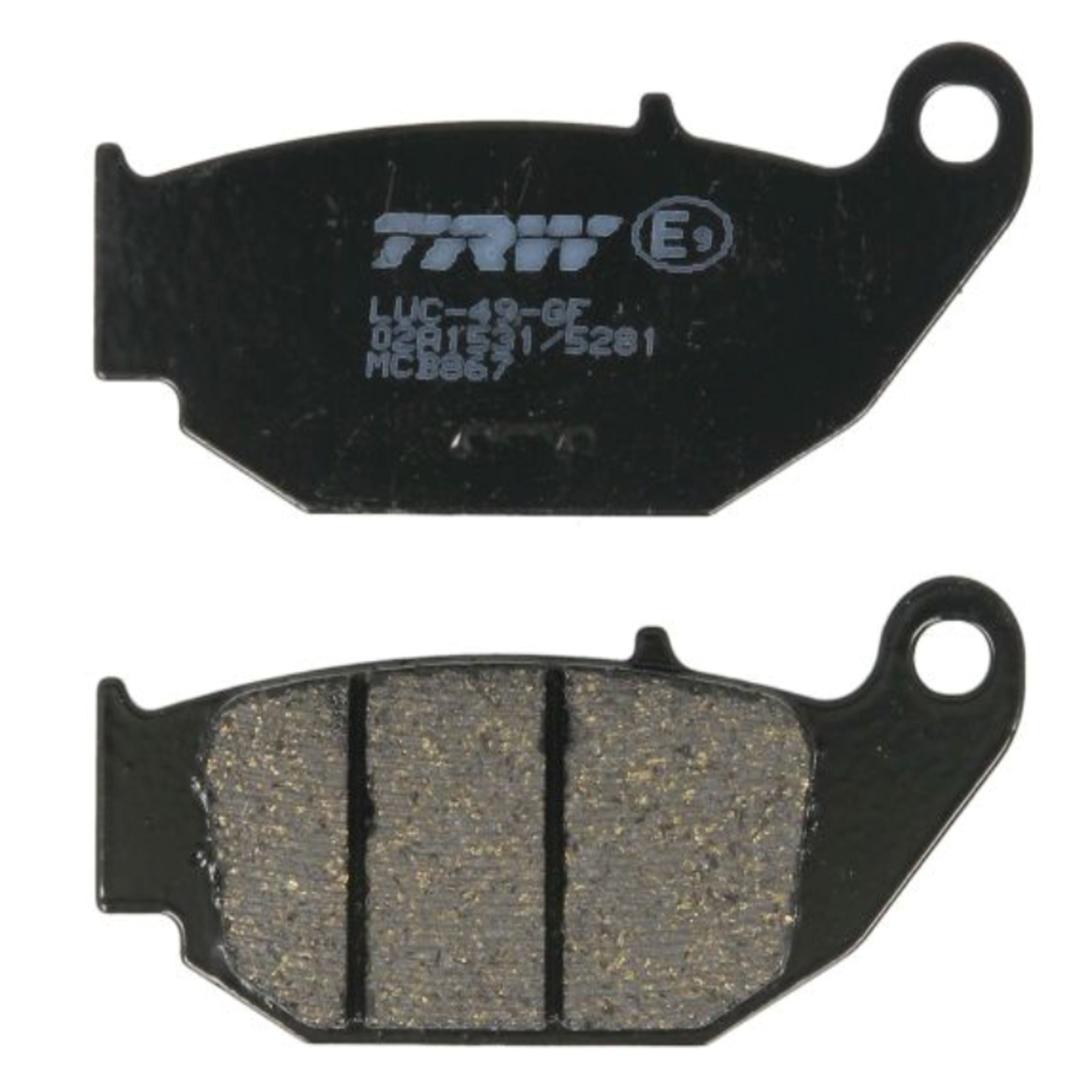 TRW MCB867 Bremsbeläge hinten für Honda CBR R RT Repsol MSX 125 CRF250 Suzuki GSXR125