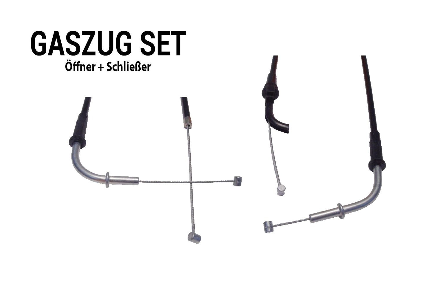 Gaszug Set Öffner + Schließer für Kawasaki ZZR 600 E