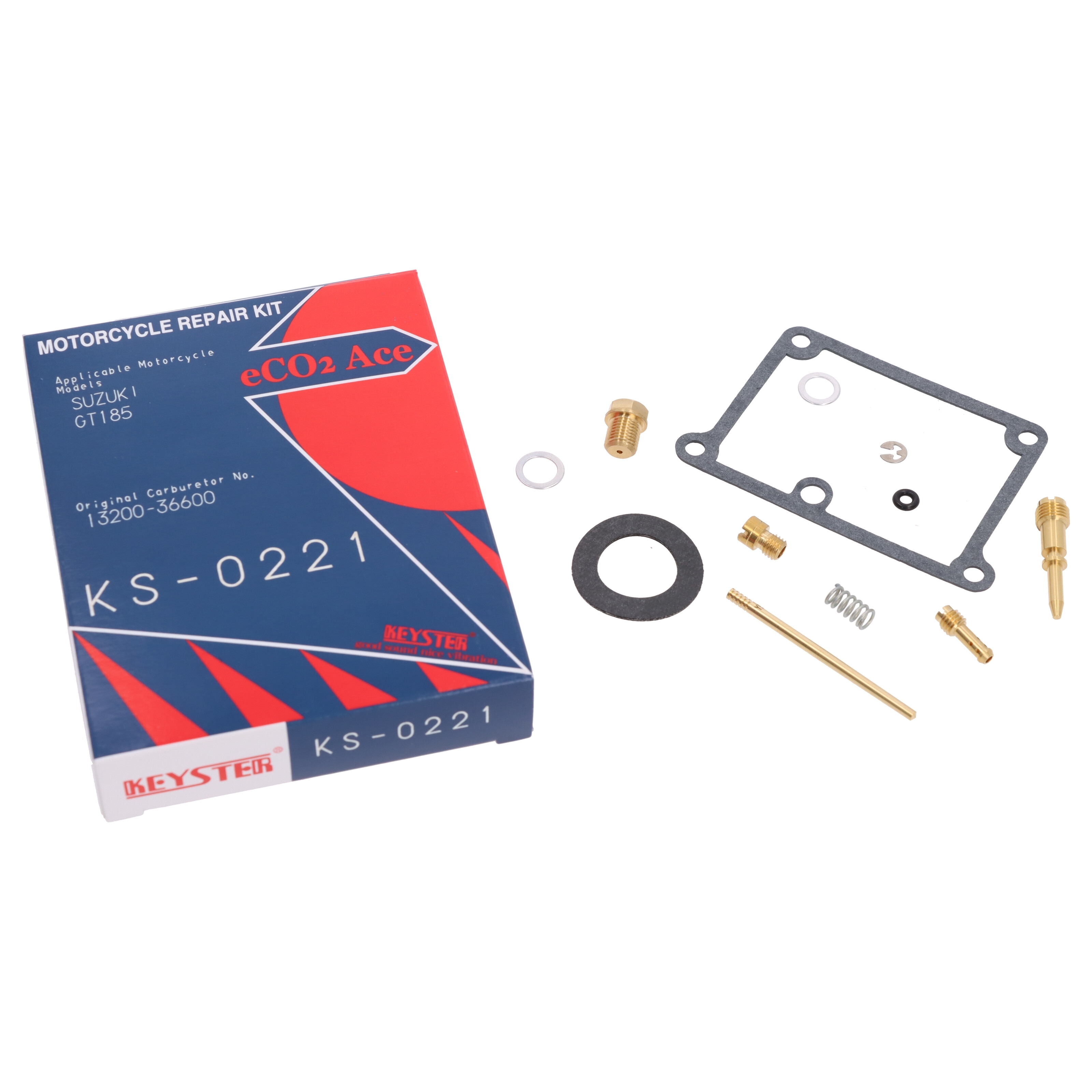 Keyster KS-0221 Vergaser Reparatursatz für Suzuki GT 185 1973 - 1978 GT185