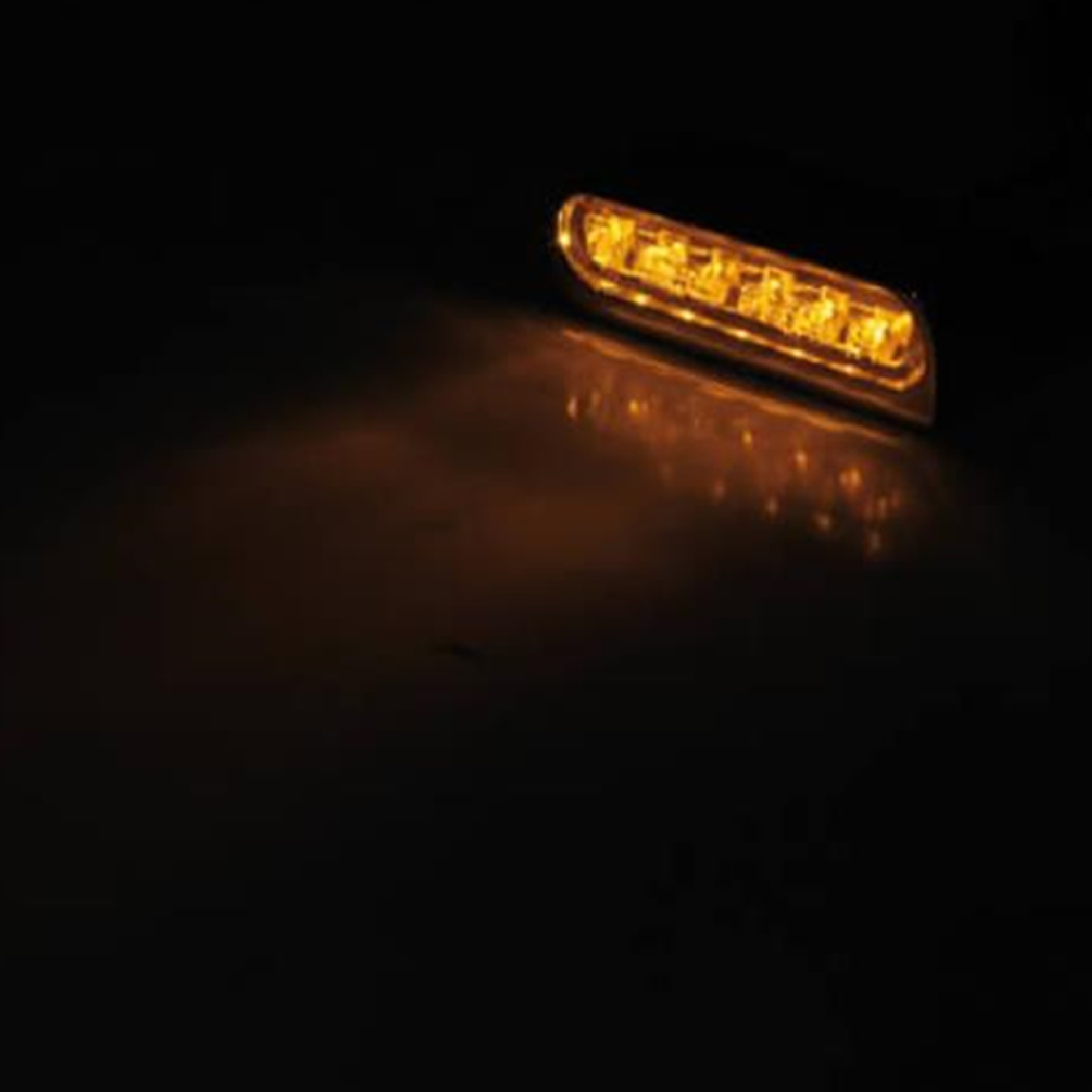 LED Armaturen Blinker Paar silber von HeinzBikes