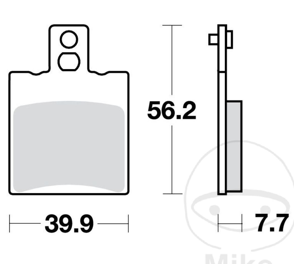 TRW Lucas Scooter Bremsbeläge MCB708EC