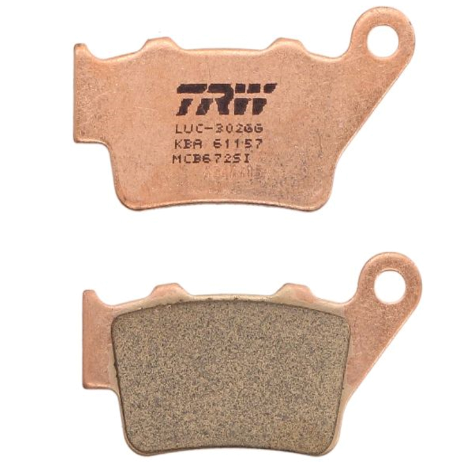 TRW MCB672SI Sinter Bremsbeläge hinten für BMW F650 F800 F700 F750 S1000 Ducati Honda KTM Triumph