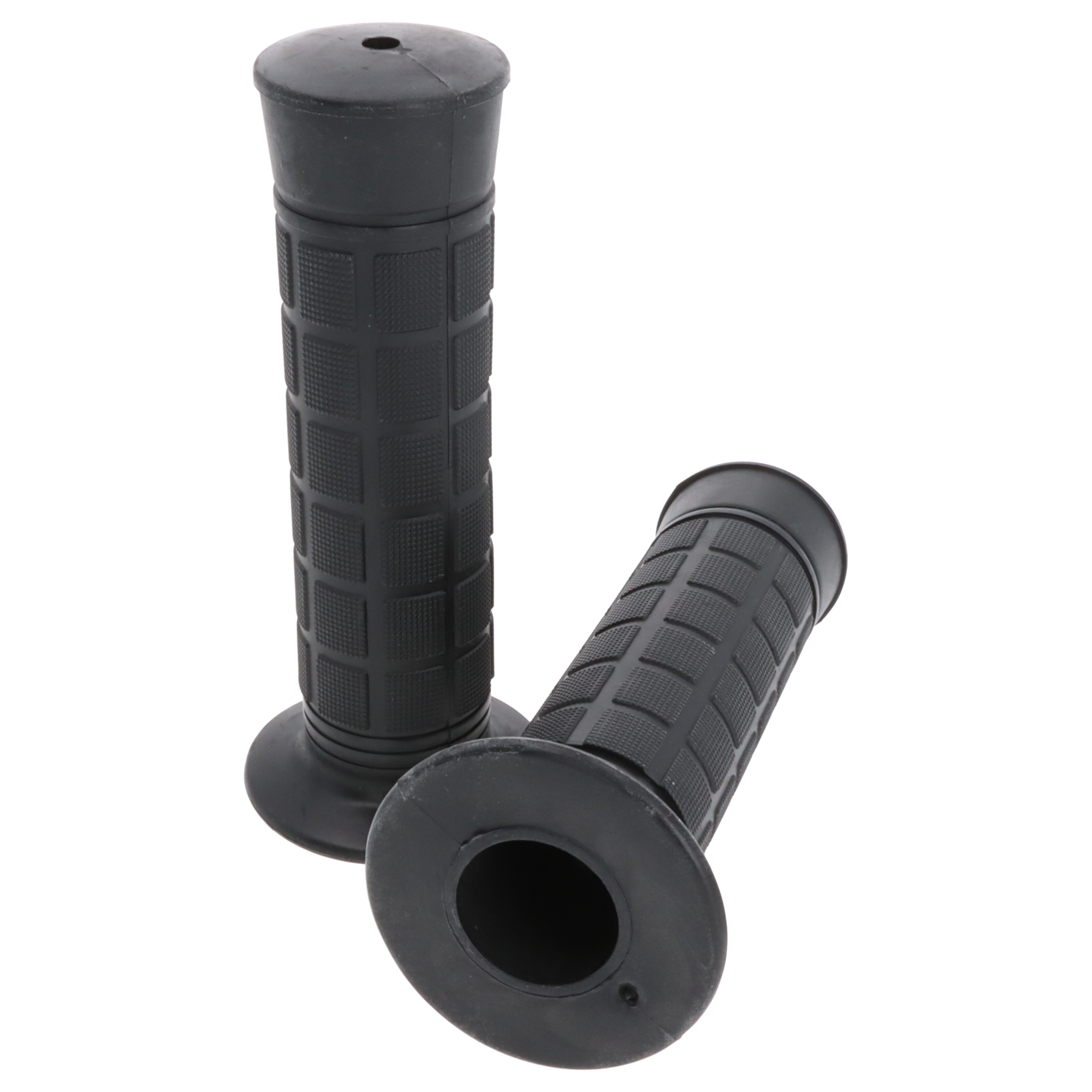 Griffgummi-Paar 22/25mm schwarz 7/8 Zoll Lenker 116mm Motorrad Roller Griffe