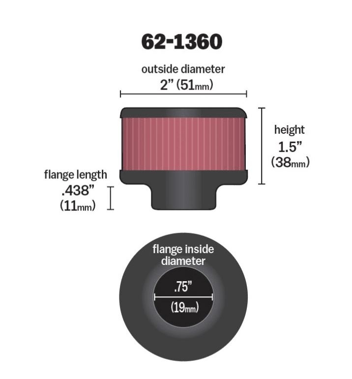 K&N Sportluftfilter 62-1360