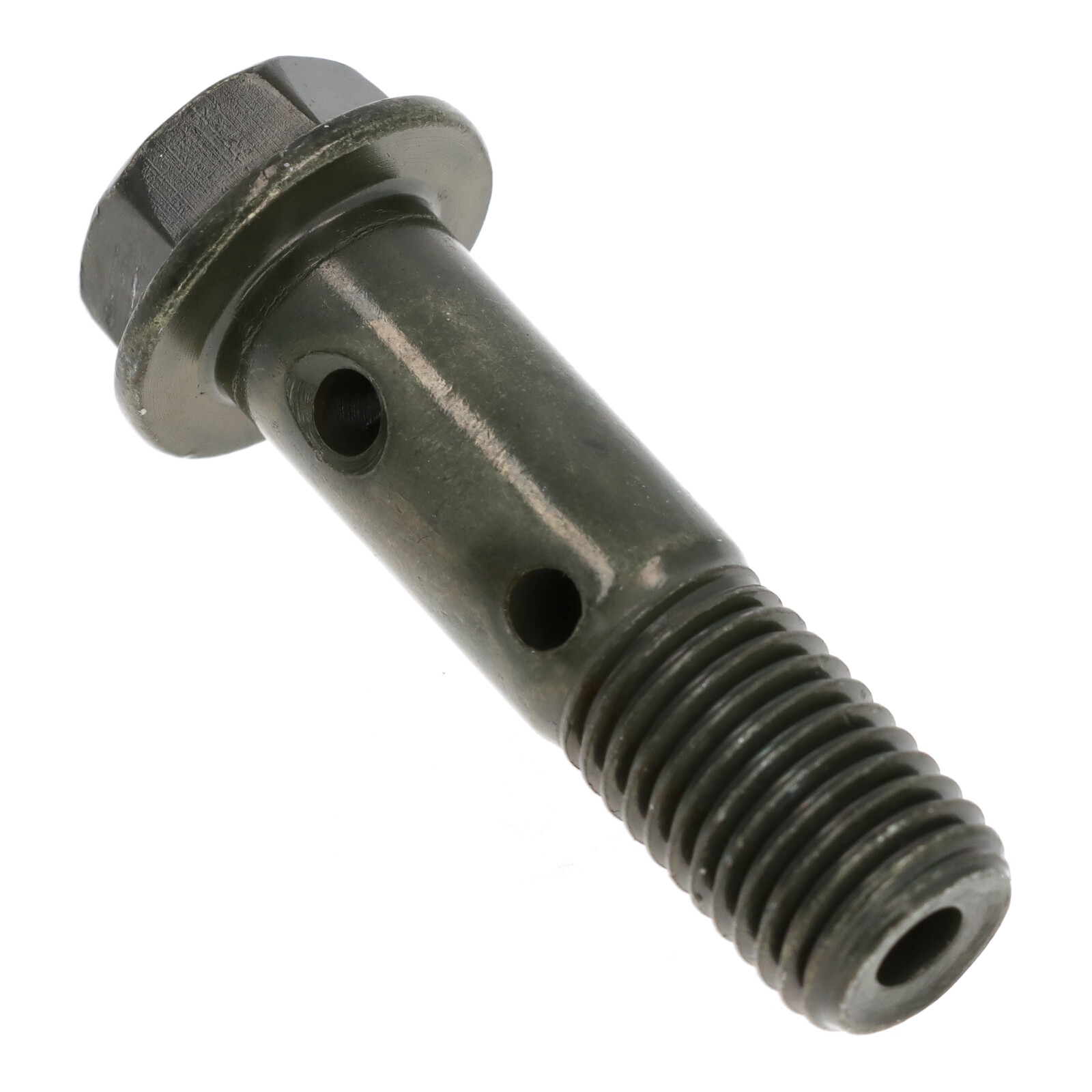Doppel-Hohlschraube M10 x1.25 lang schwarz für Bremsschlauch