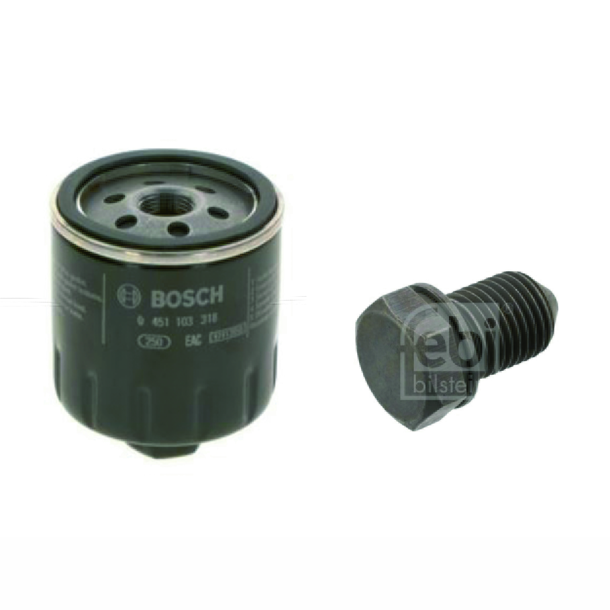 BOSCH Ölfilter Oelfilter + Ölablassschraube für Audi Seat, Skoda, VW