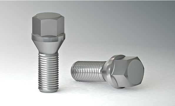 1 X Radschraube Kegelbund 35 mm M12X1.5 SW17 60°