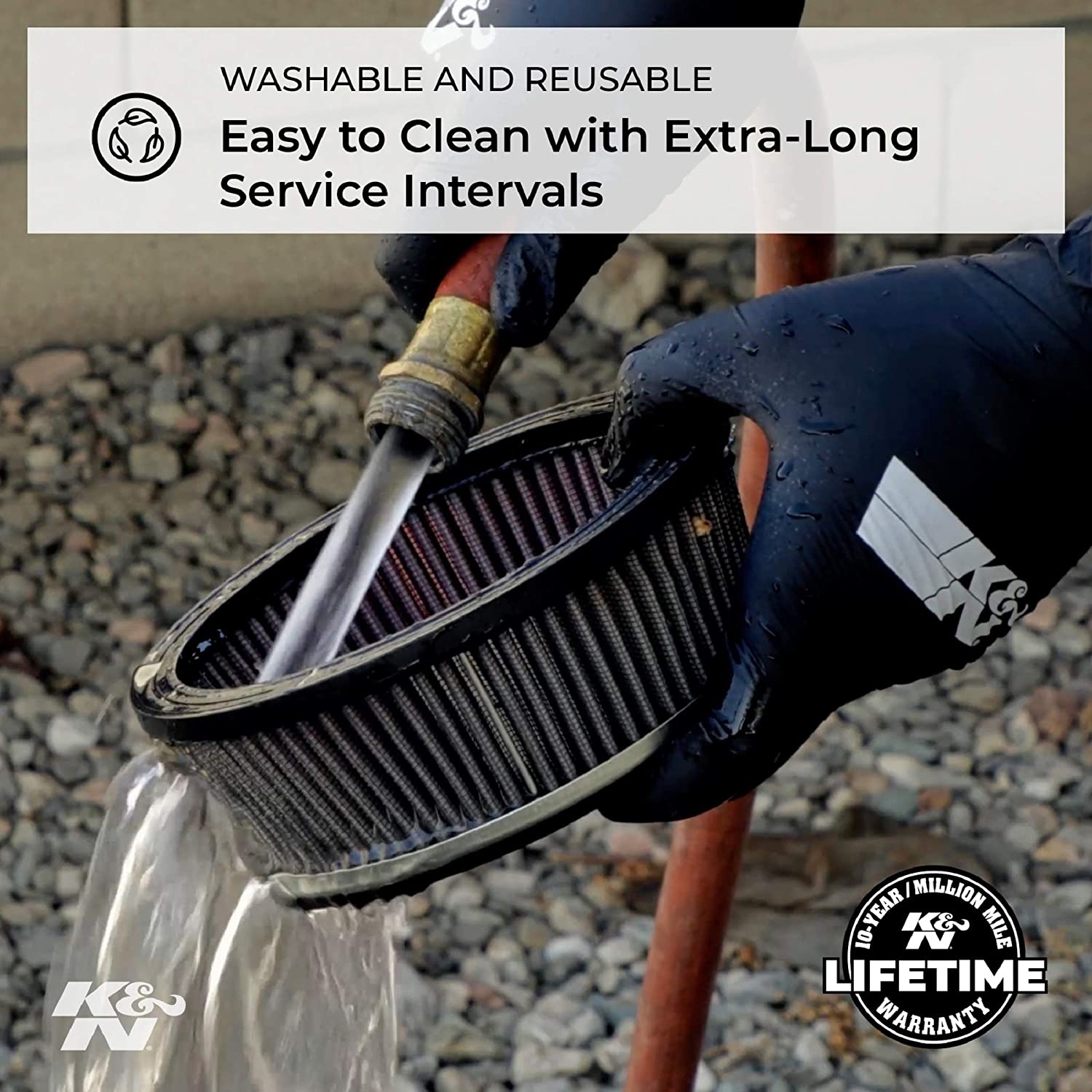 K&N Tauschluftfilter HD-1102