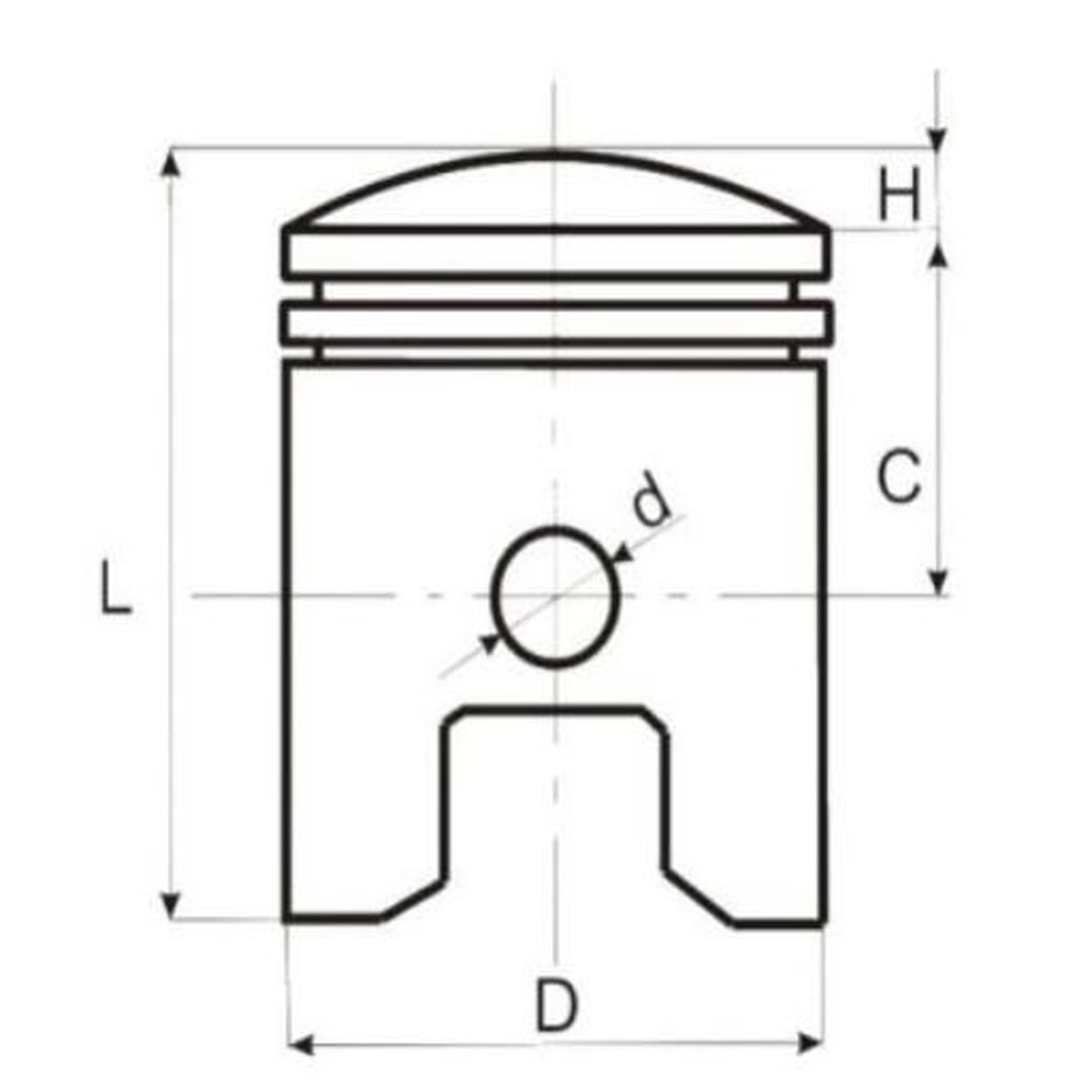 Kolbensatz komplett Kolben Kolbenring Minarelli AM6 AM345-70