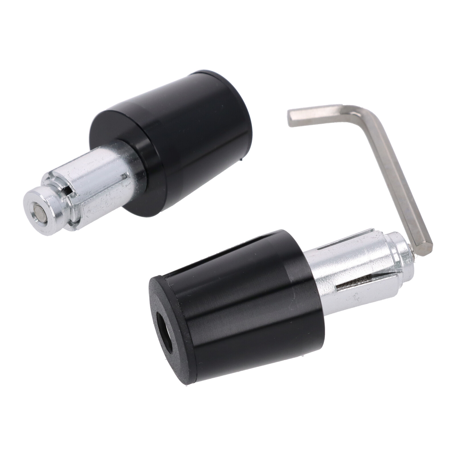 Lenkerenden Lenkergewichte schwarz 2x81g für Lenker ab 18 mm Motorrad Quad ATV Roller