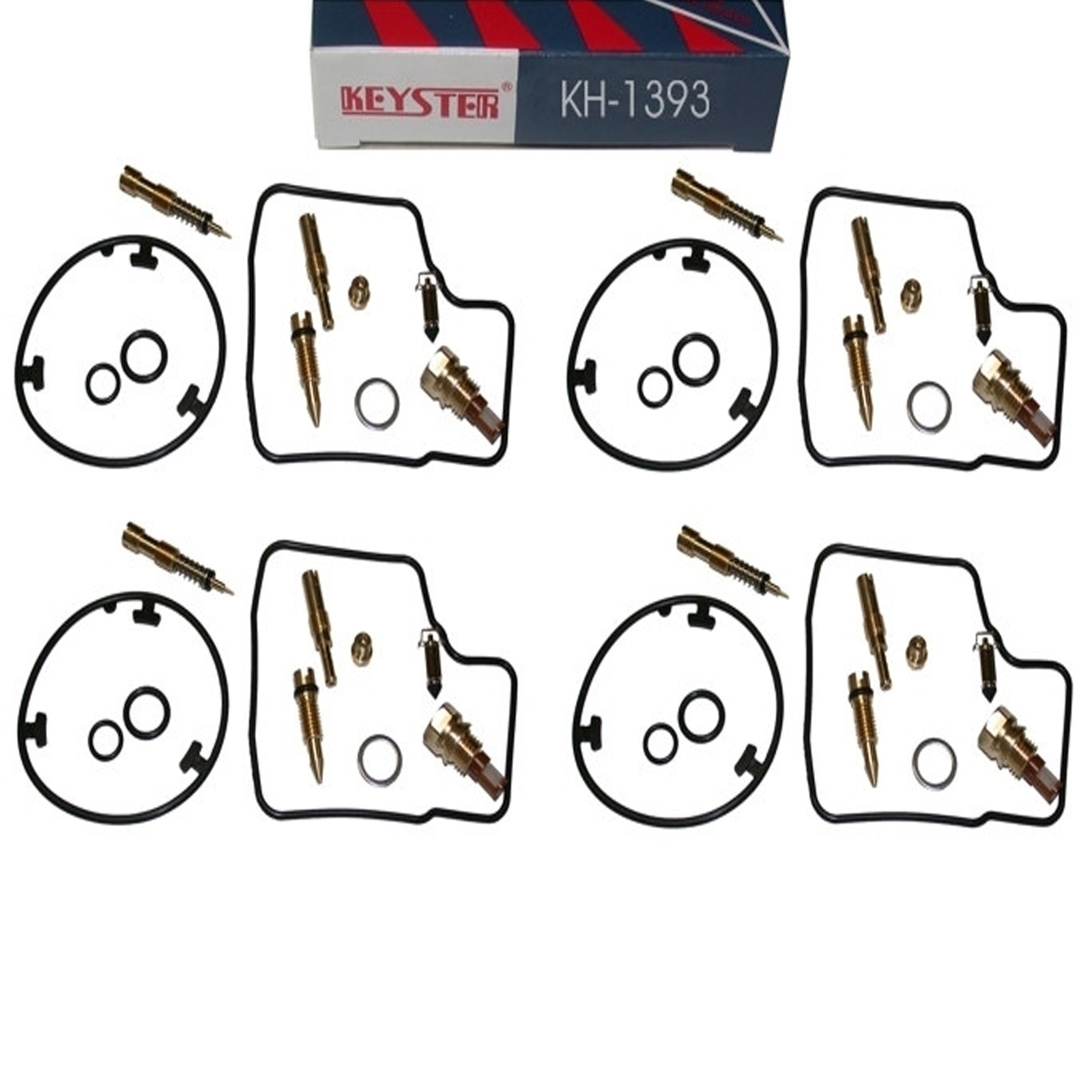 Keyster KH-1393 Vergaser Reparatursatz Vollsatz für Honda VFR750 F RC36 1990 - 1993 VFR750F