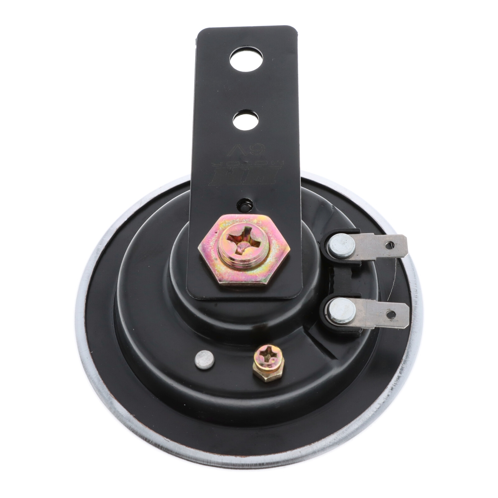 Hupe 6V chrom für Simson Jawa MZ Romet Bobber Cafe Racer Cruiser 90 mm 105db