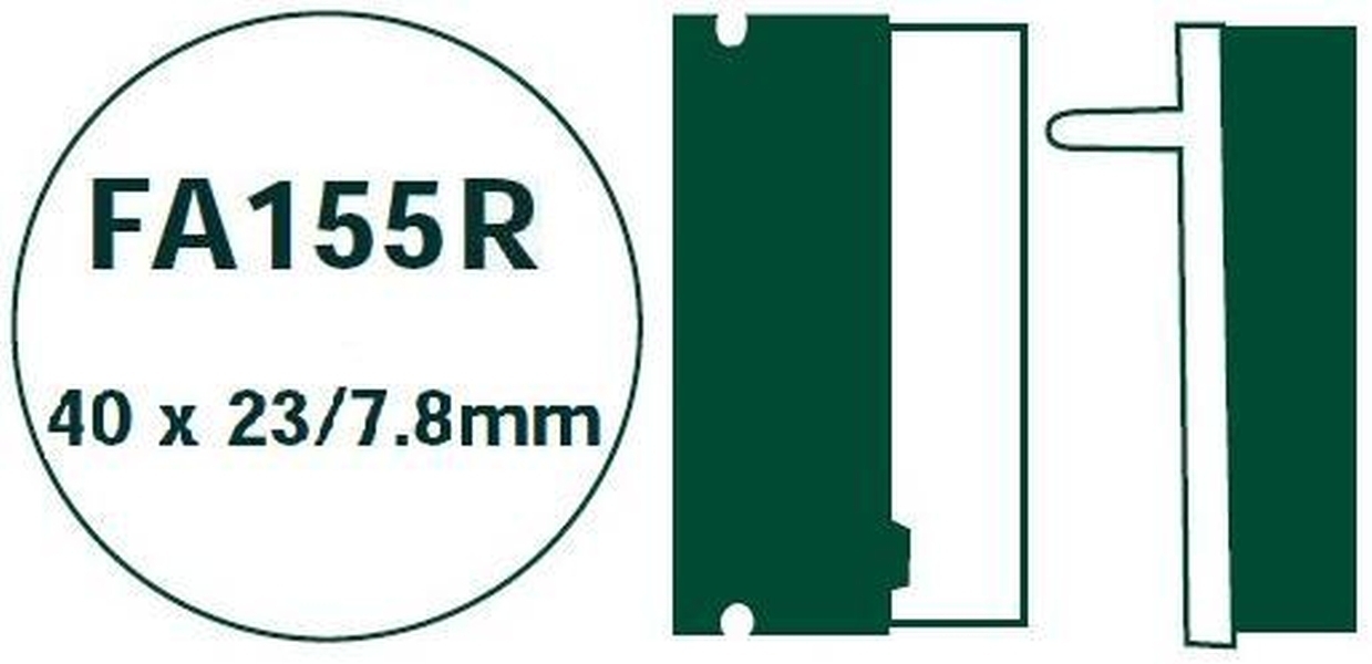 EBC Goldstuff Sintermetall Bremsbeläge FA155R