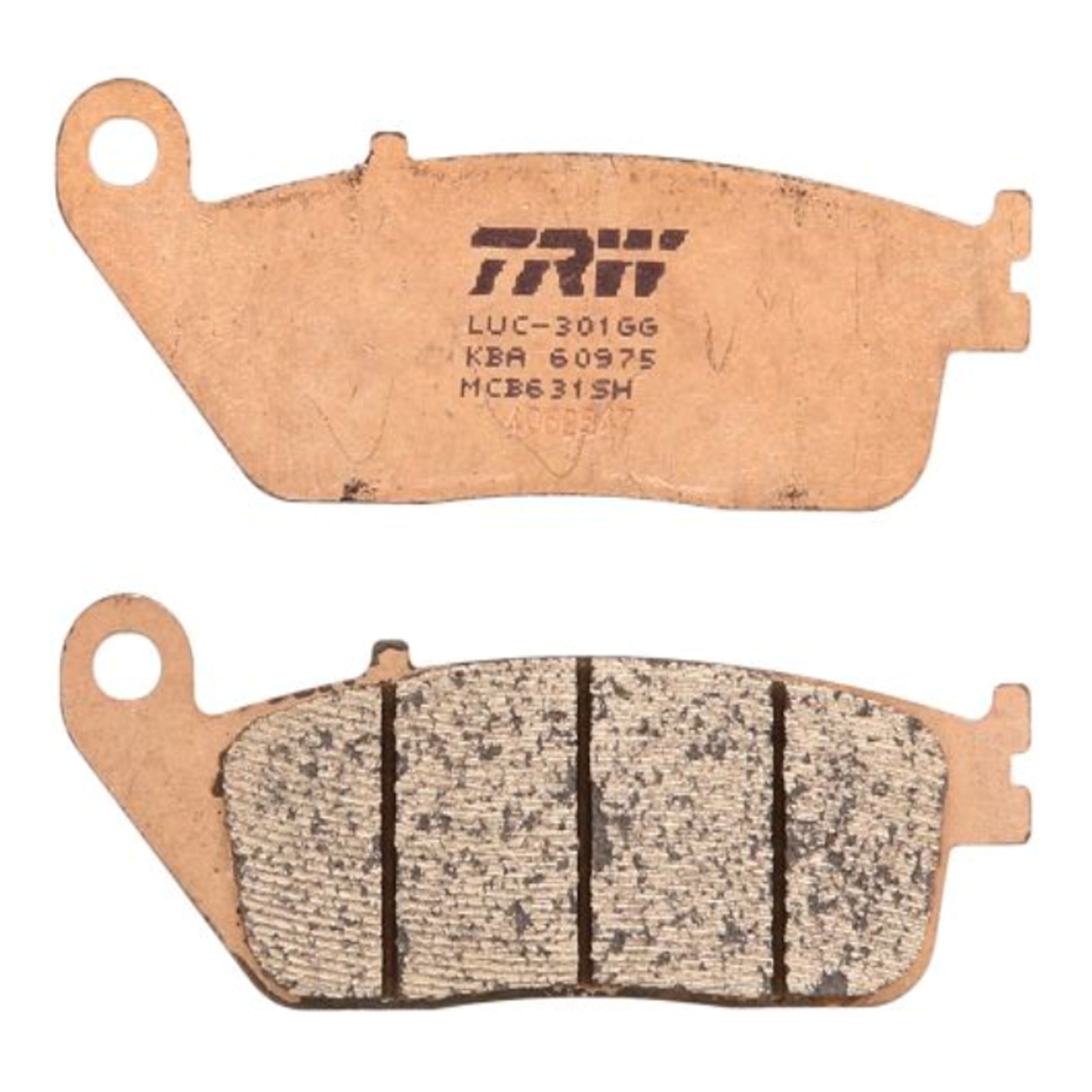 TRW MCB631SH Sintermetall Bremsbeläge hinten für BMW C600 C650 C Evolution Honda CBR1000F ST1100