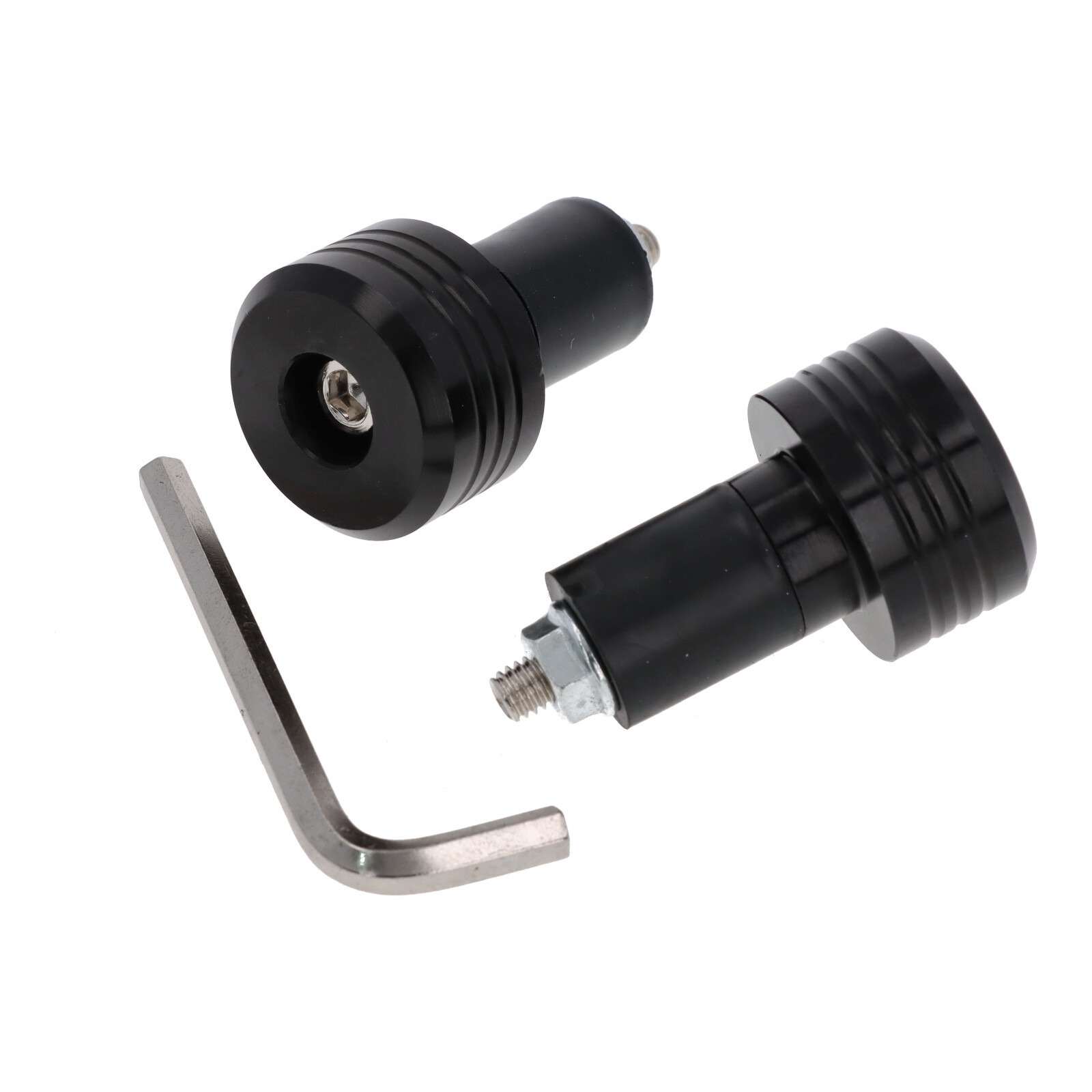 Motorrad Lenkerenden / Lenkergewichte rund 103g schwarz Vibrationsdämpfer
