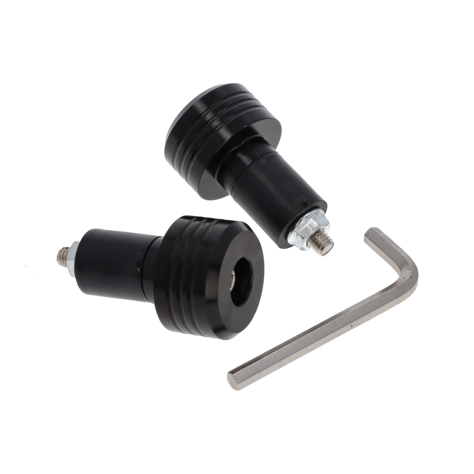 Motorrad Lenkerenden / Lenkergewichte rund 103g schwarz Vibrationsdämpfer