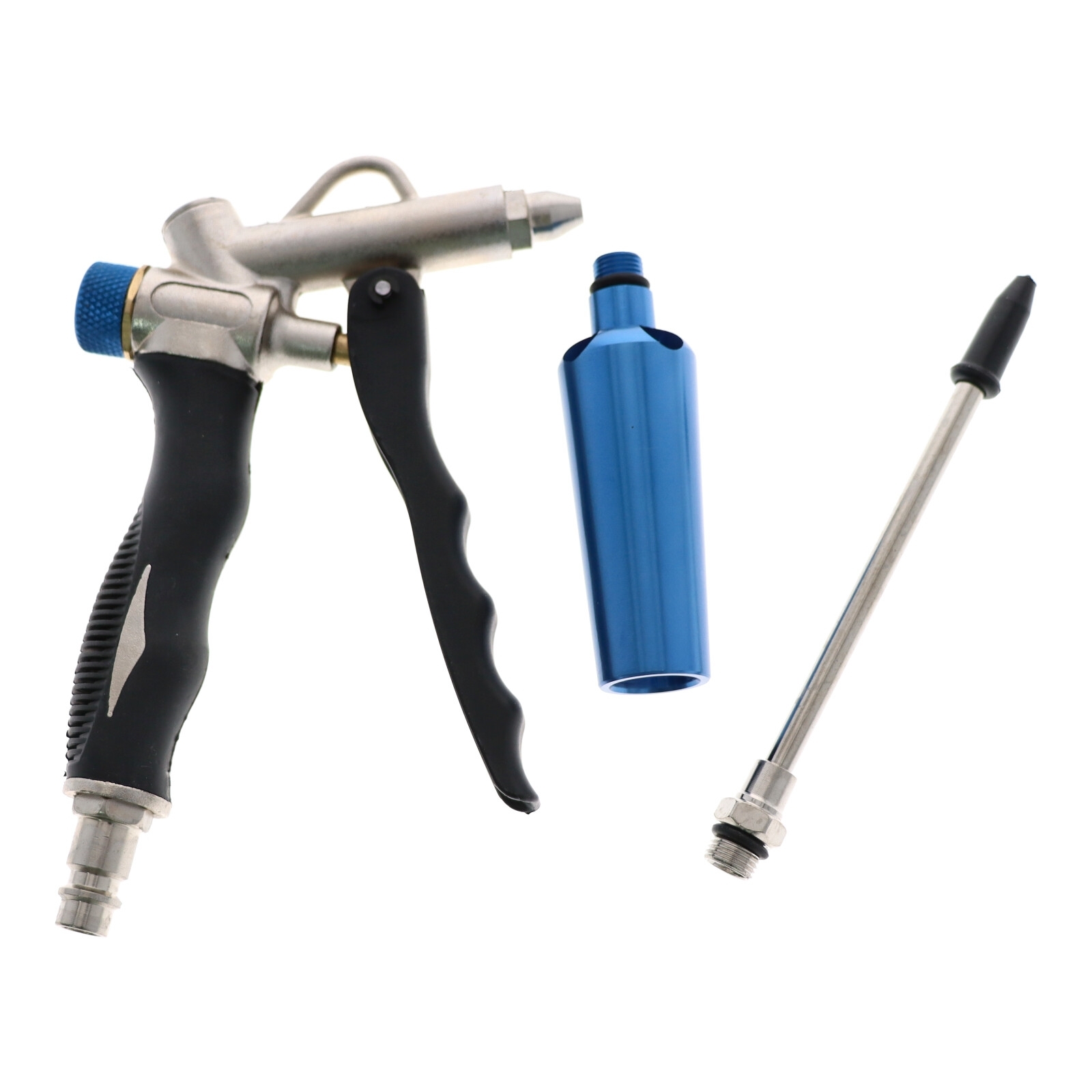 Druckluft Ausblaspistole 1/4" mit Venturidüse KFZ Luftpistole Druckluftpistole