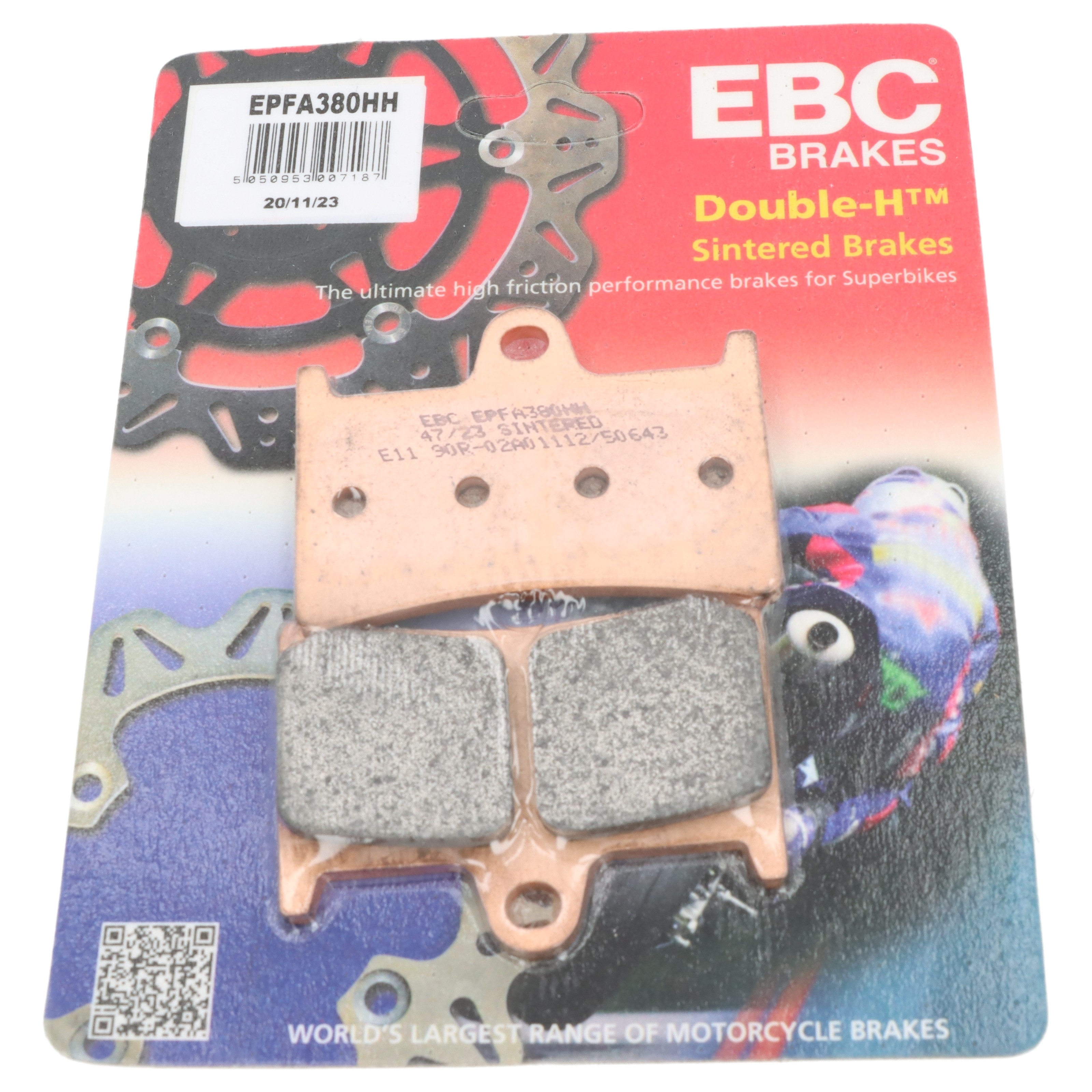 EBC Bremsbeläge EPFA380HH für Yamaha YZF-R1 YZF-R6 MT-01 FZ1 FZ8 XT XSR