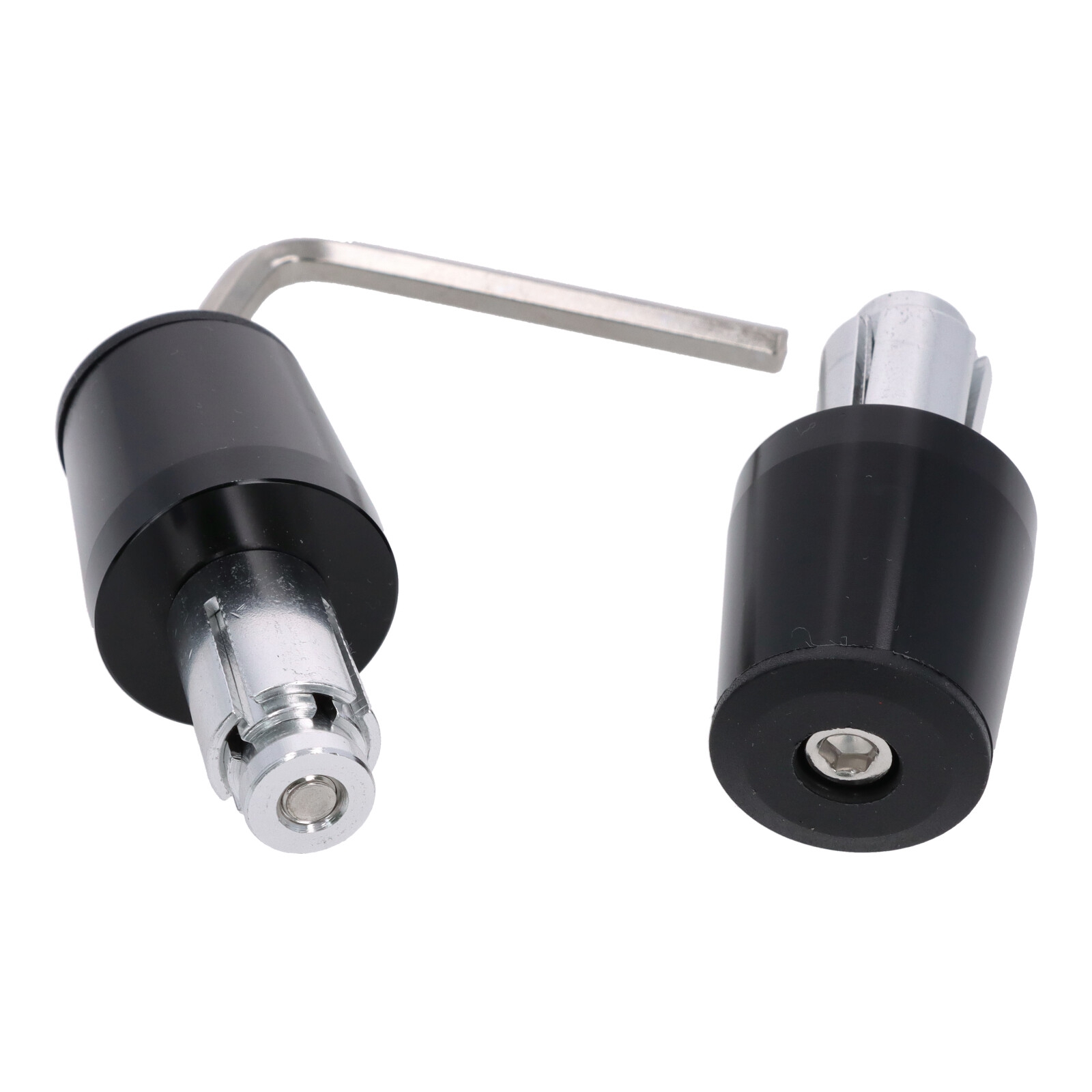 Lenkerenden Lenkergewichte schwarz 2x81g für Lenker ab 18 mm Motorrad Quad ATV Roller