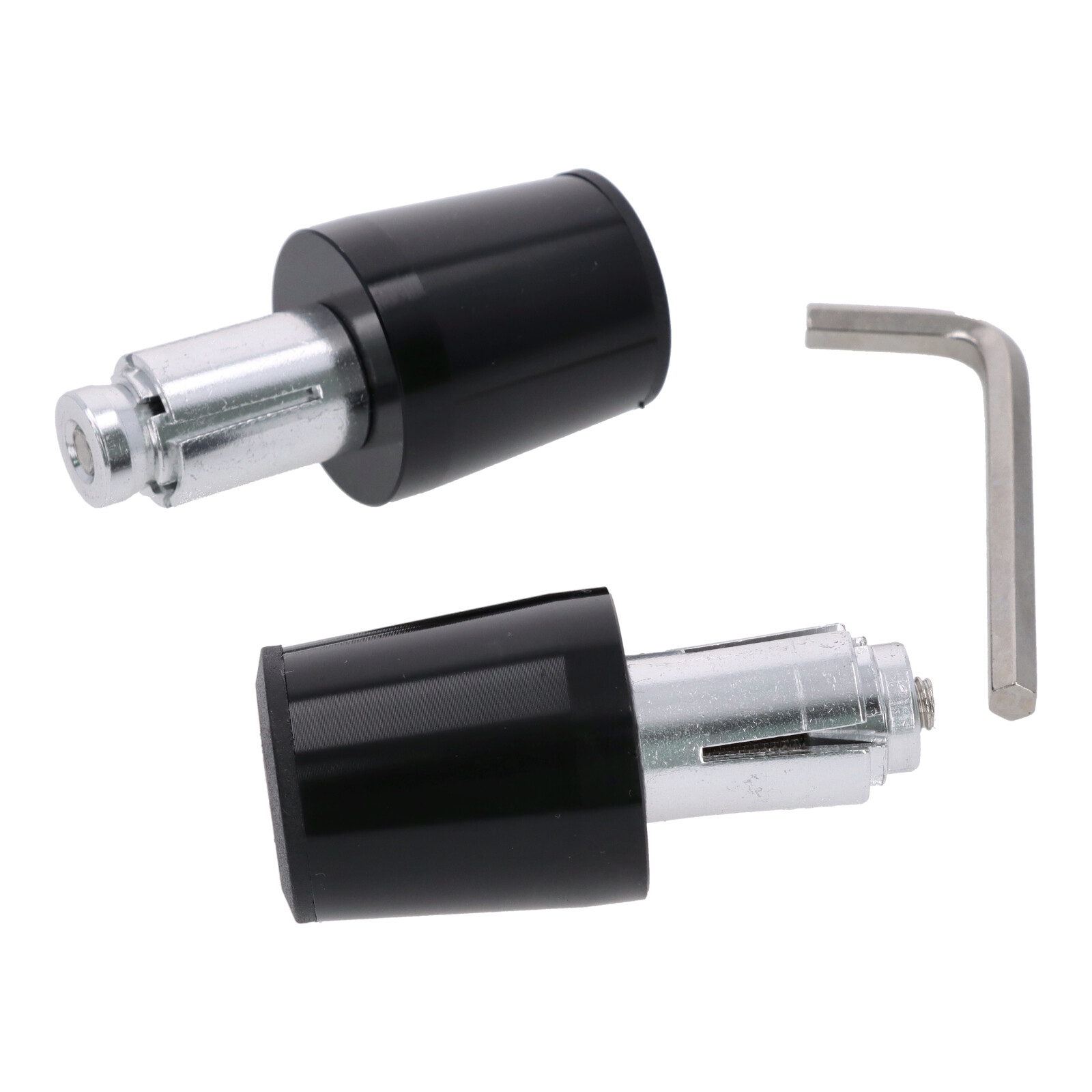 Lenkerenden Lenkergewichte schwarz 2x81g für Lenker ab 18 mm Motorrad Quad ATV Roller