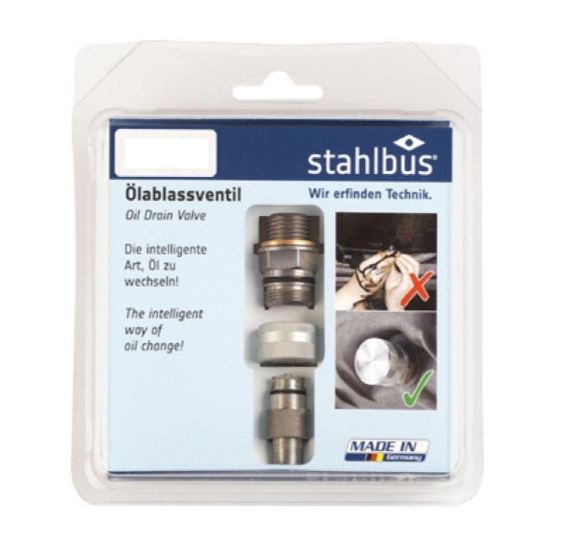 SB-210611-S-NA stahlbus Ölablassschraube M22x1.5x12 mm +Ventil +Alukappe