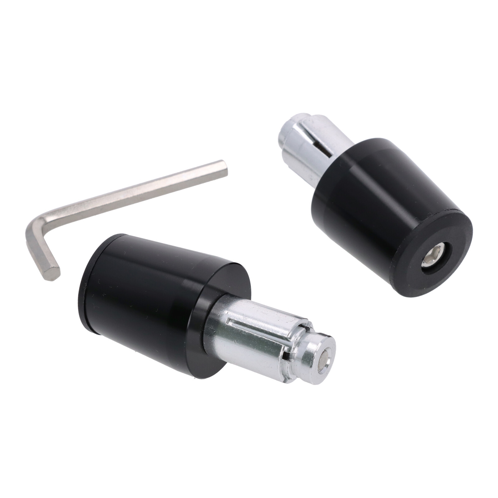 Lenkerenden Lenkergewichte schwarz 2x81g für Lenker ab 18 mm Motorrad Quad ATV Roller