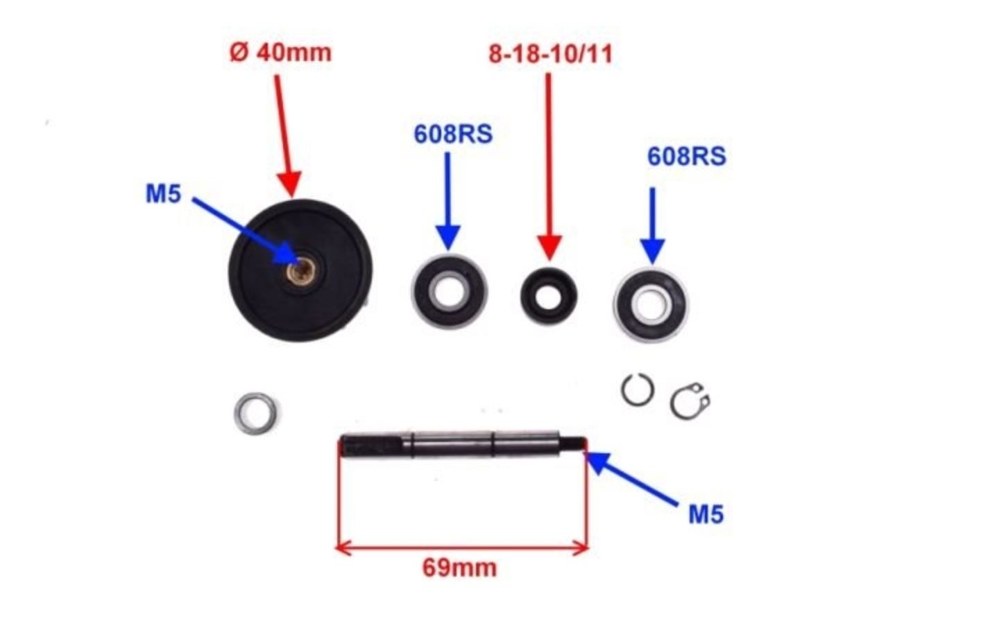 Wasserpumpen Reparatur für Gilera Runner SP Italjet Dragster 125 180 Piaggio Hex