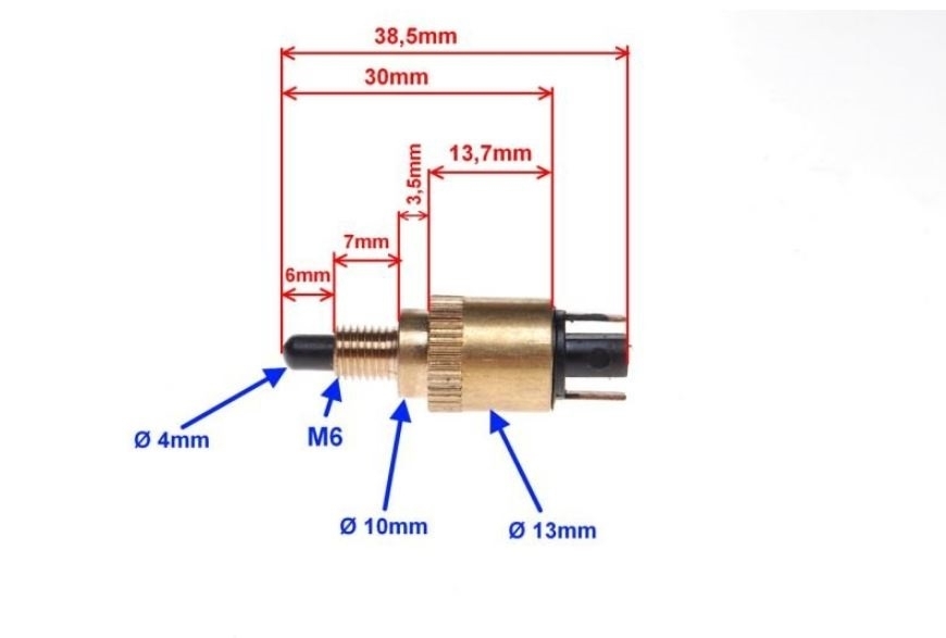 Bremslichtschalter Bremsgriff M6 Roller für Peugeot Yamaha Aprilia Piaggio MBK