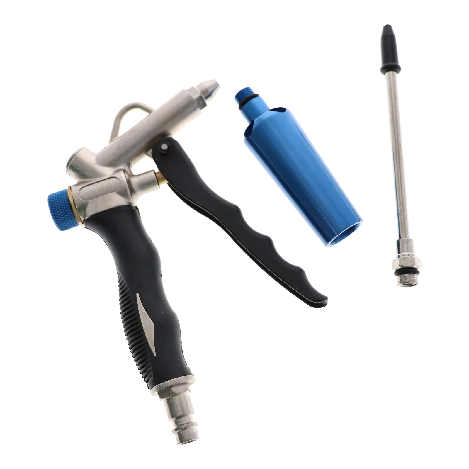 Druckluft Ausblaspistole 1/4" mit Venturidüse KFZ Luftpistole Druckluftpistole