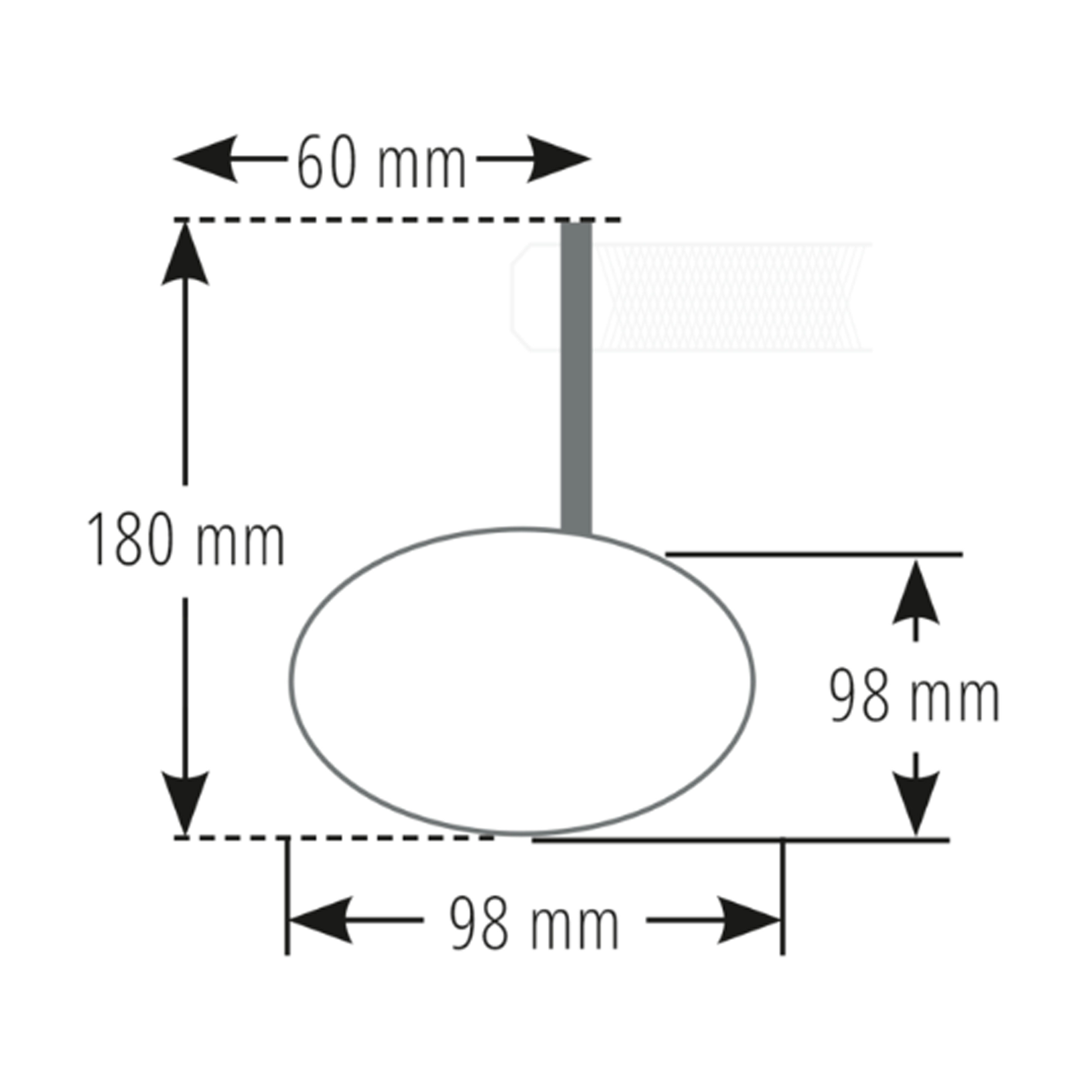 HIGHSIDER Lenkerendenspiegel Conero schwarz eloxiert beidseitig verwendbar verschiedenen Adapter