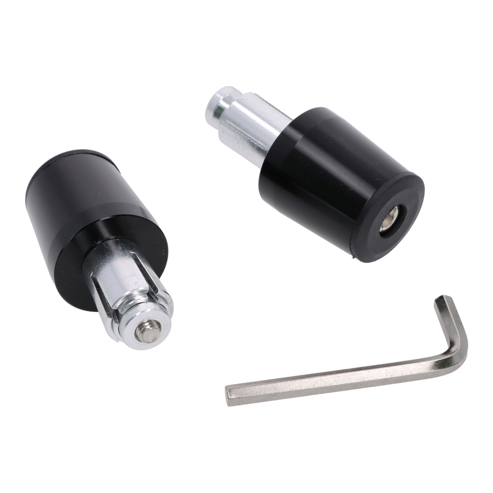 Lenkerenden Lenkergewichte schwarz 2x81g für Lenker ab 18 mm Motorrad Quad ATV Roller