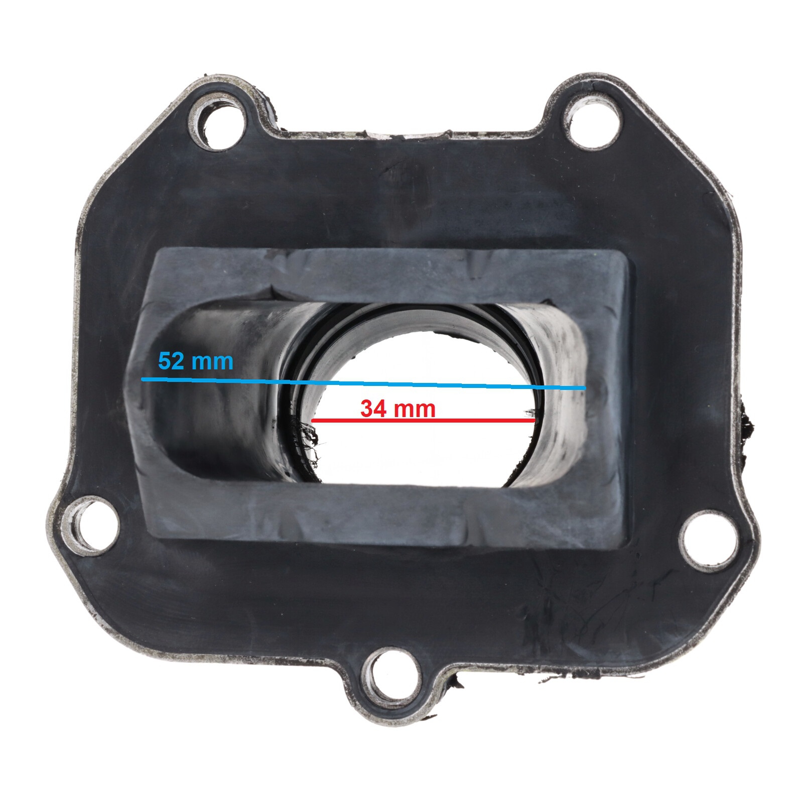 Vergaser Ansaugstutzen Ansauggummi für APRILIA RS 125 RS125 28er Dellorto Vergaser Rotax