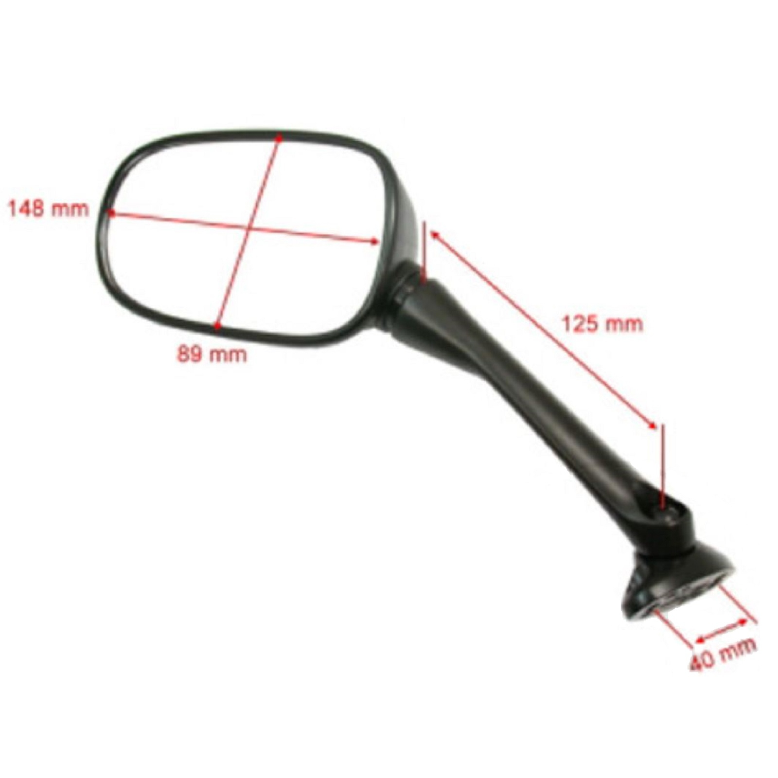 Verkleidungsspiegel Paar für Honda CBF 1000 2006-2016 CBF 600 S SA 2006-2013