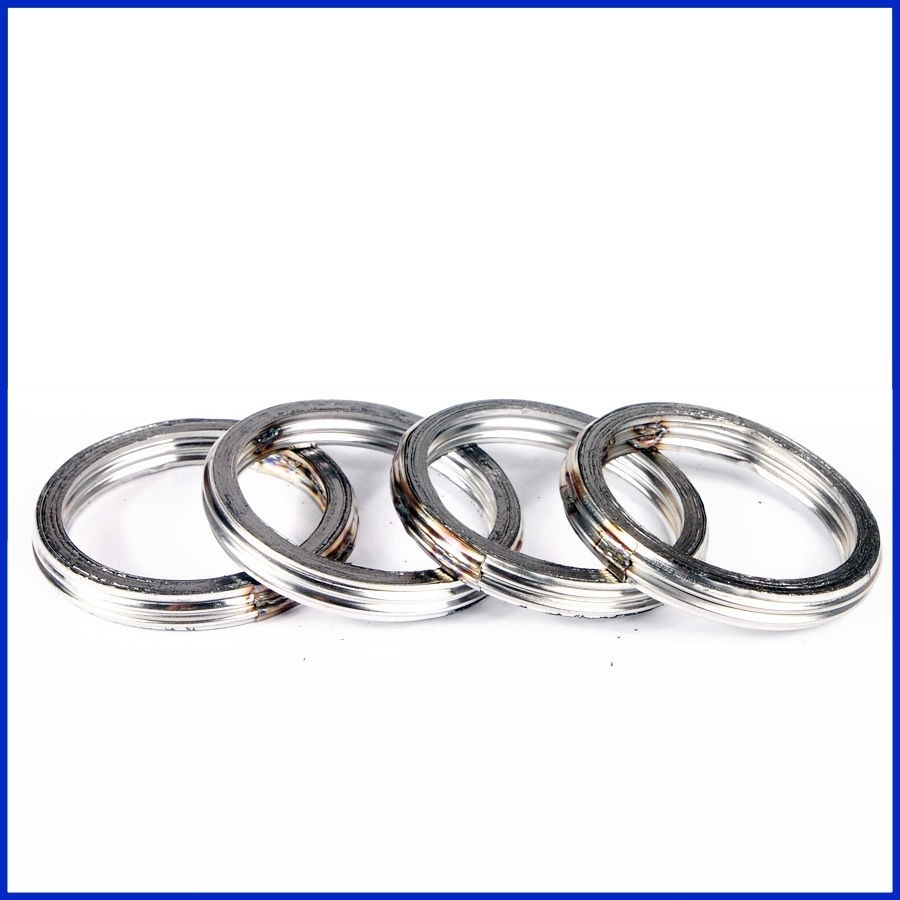 4er Pack Krümmerdichtung für Yamaha SR 400 500 VMX-12 17 XG XS XT XVZ XBR YFM