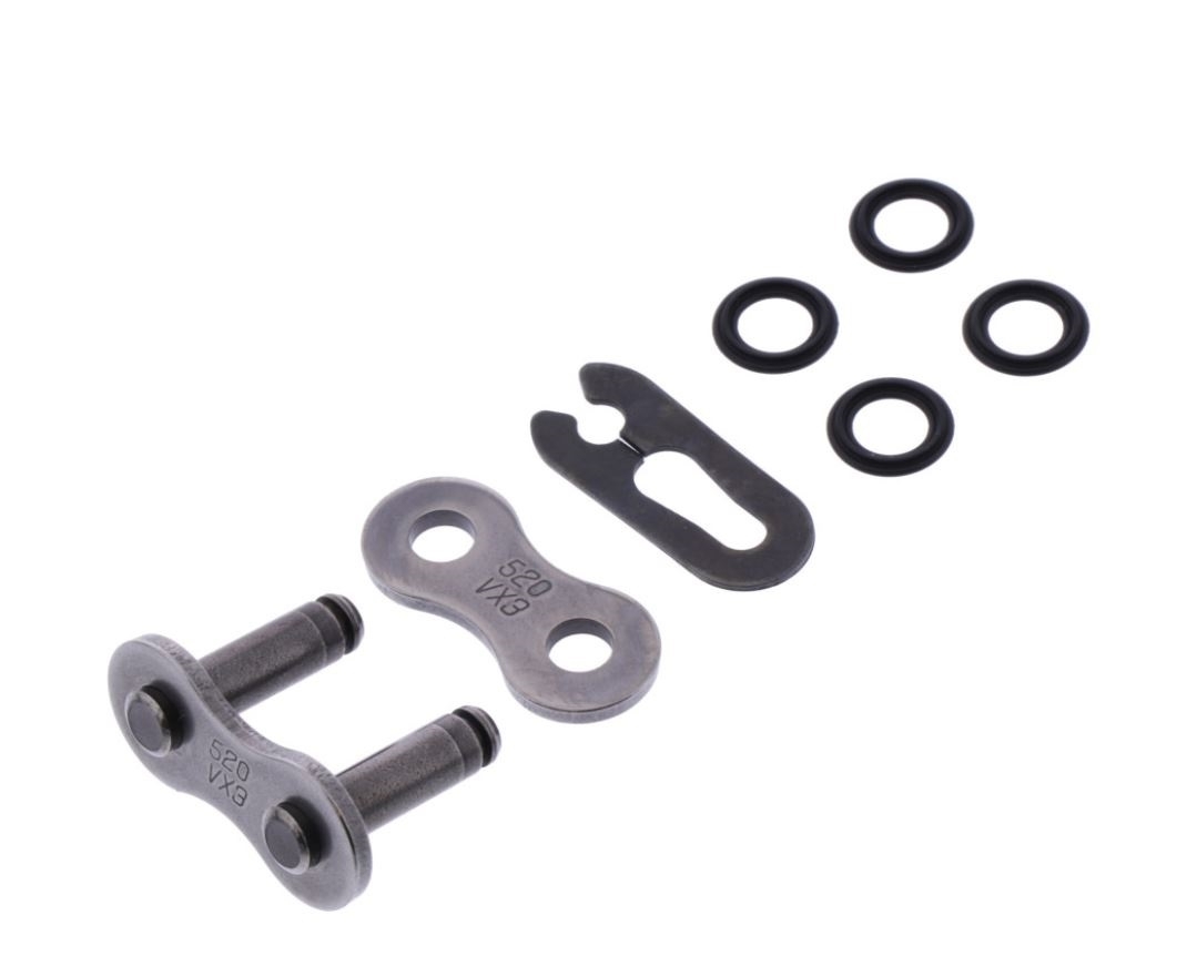 DID VX3 Motorrad X-Ringkette verstärkt offen 520 Teilung 116 Glieder Clipschloss