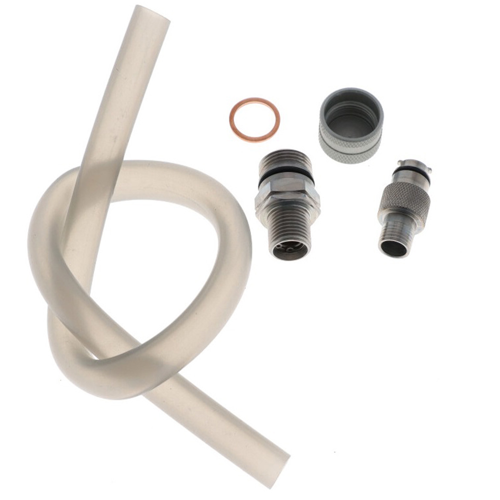 stahlbus Ölablassschraube mit Ventil M14x1.25x12 Komplettset mit 40cm Schlauch