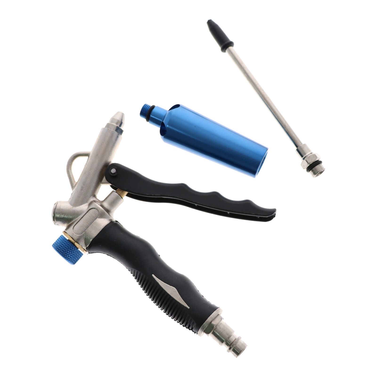 Druckluft Ausblaspistole 1/4" mit Venturidüse KFZ Luftpistole Druckluftpistole