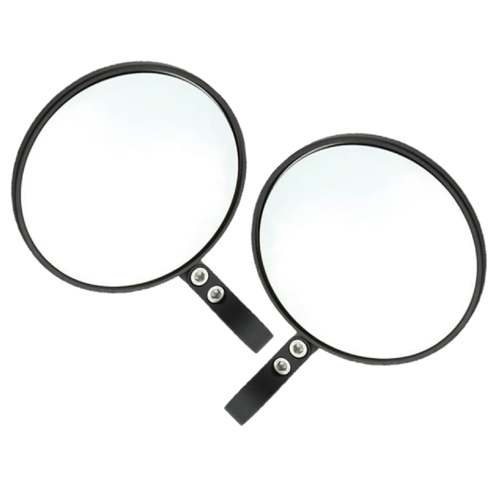Lenkerendenspiegel Paar Universal schwarz E-geprüft Highsider plus Reduzierringe