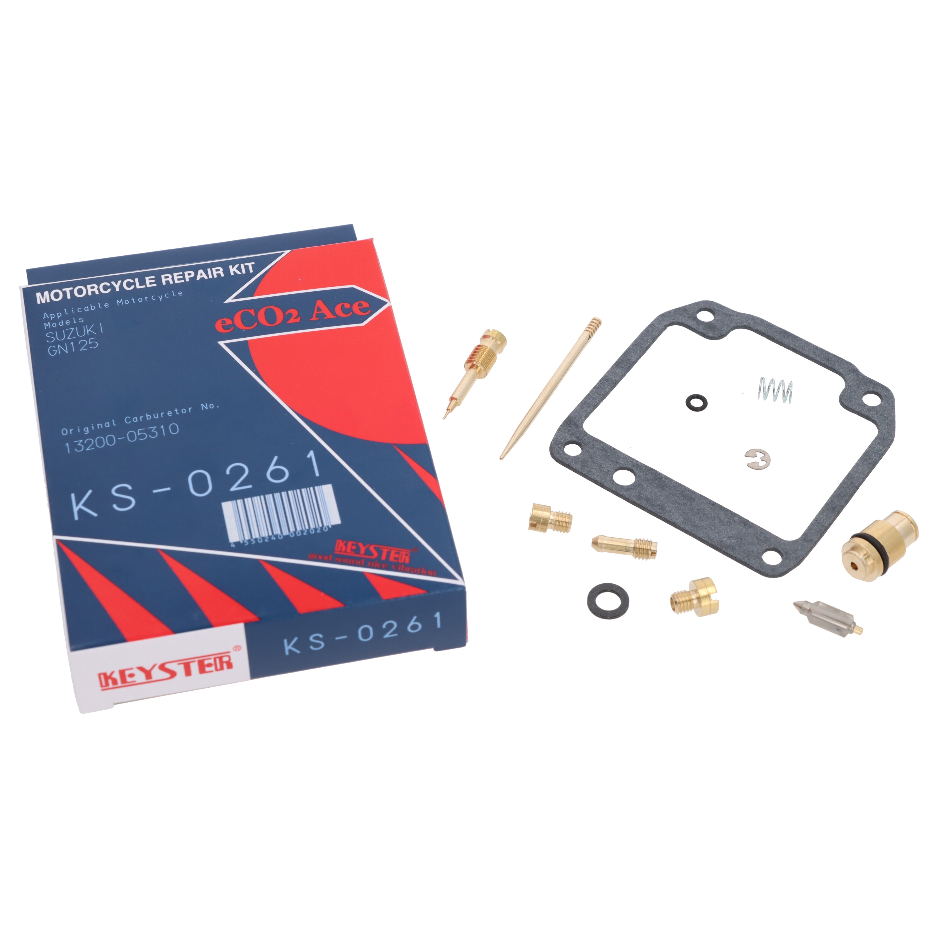 Keyster KS-0261 Vergaser Reparatursatz für Suzuki GN125 GN 125 Baujahr 1983