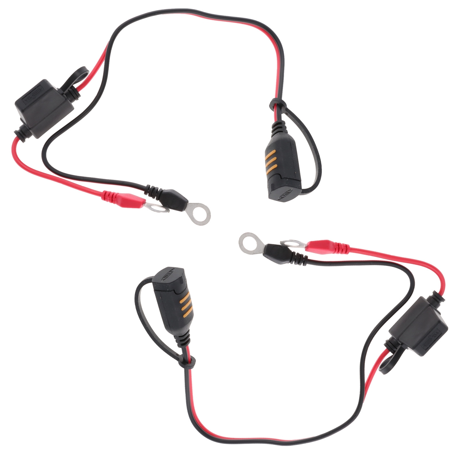 2x CTEK Comfort-Connect-Secure M8 56-261 Schnellkontaktkabel mit Sicherung