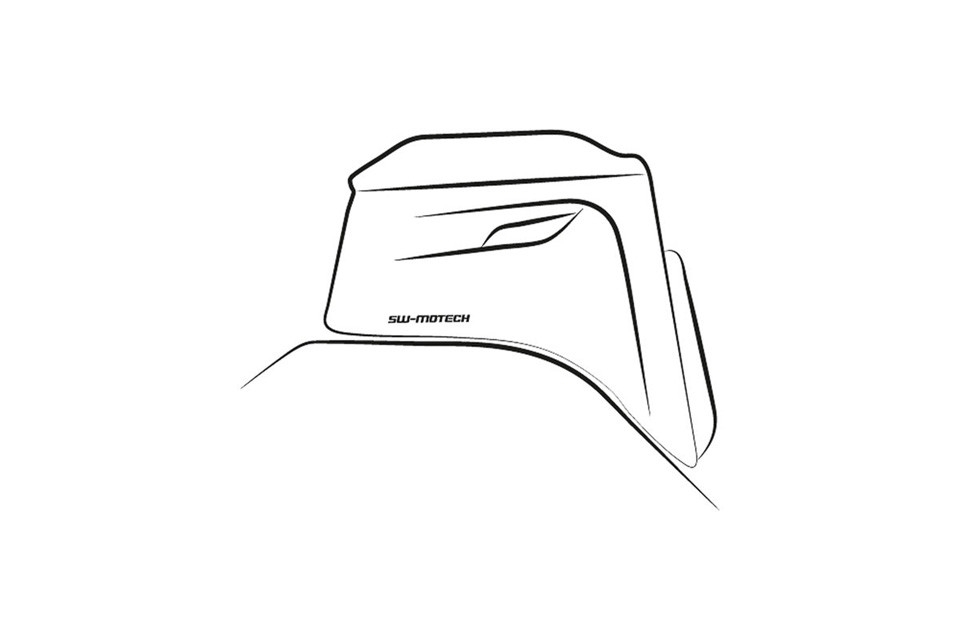 SW-MOTECH EVO GS Tankrucksack. 16-22 l. Für EVO Tankring, schwarz/grau